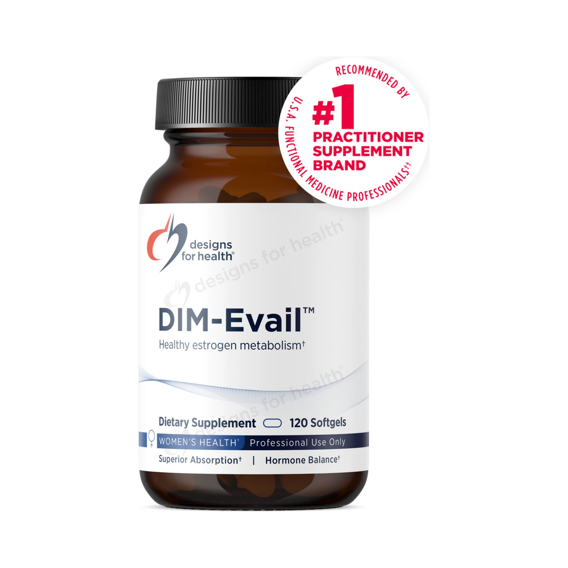 Designs for Health DIM-Evail 120 Capsules