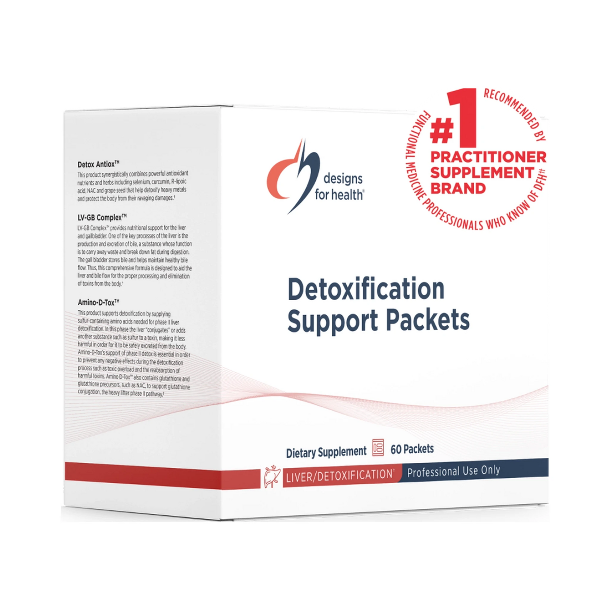 Designs for Health Detoxification Support Packets 60 Packets