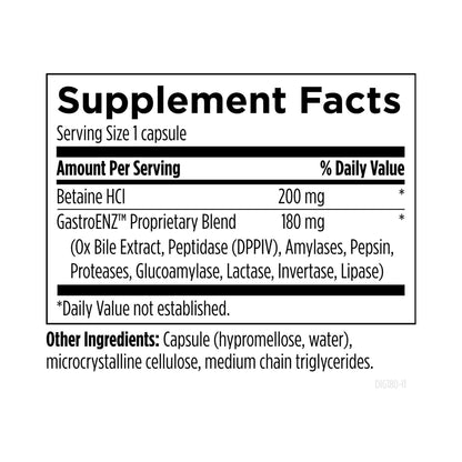 Designs for Health Digestzymes 180 Capsules