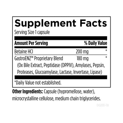 Designs for Health Digestzymes 90 Capsules