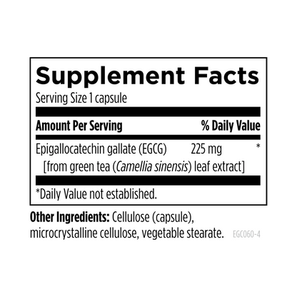 Designs for Health EGCg 60 Capsules