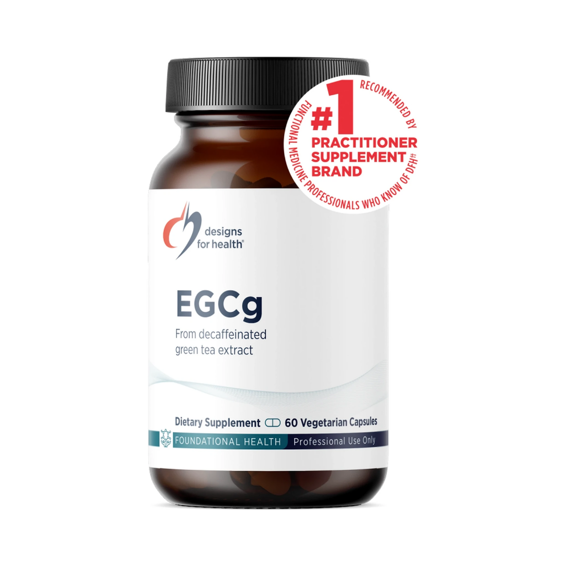 Designs for Health EGCg 60 Capsules