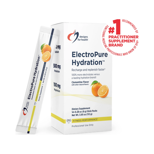 Designs for Health ElectroPure Hydration Celmentine 14 Stick Packs