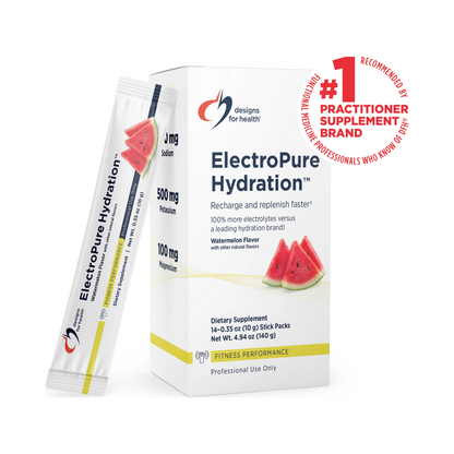 Designs for Health ElectroPure Hydration Watermelon 14 Stick Packs