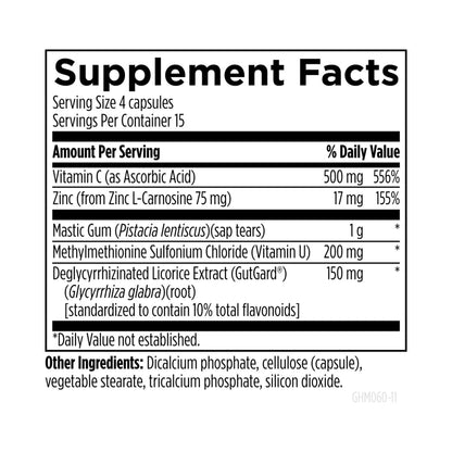 Designs for Health GastroMend-HP 60 Capsules
