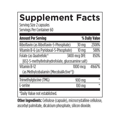 Designs for Health Homocysteine Supreme 120 Capsules