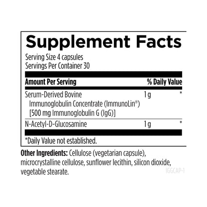 Designs for Health IgGI Shield 120 Capsules