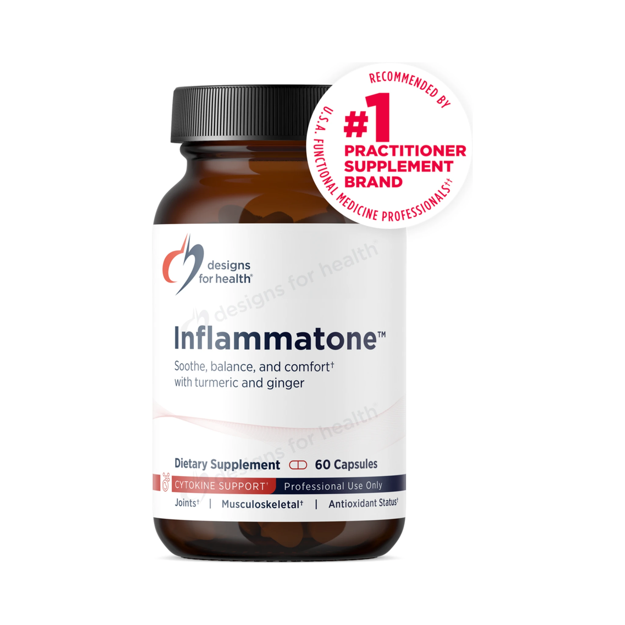 Designs for Health Inflammatone 60 Capsules – Wellness Supplement