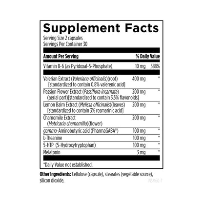 Designs for Health Insomnitol 60 Capsules