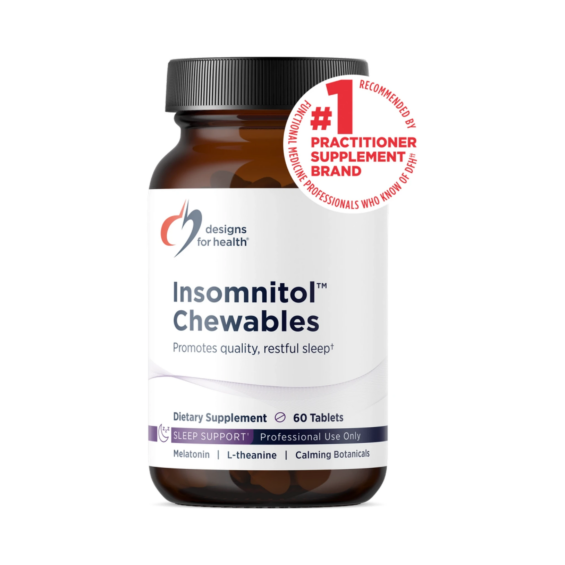 Designs for Health Insomnitol 60 Chewable Tablets