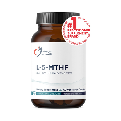 Designs for Health L-5-MTHF 8500 mcg 60 Capsules