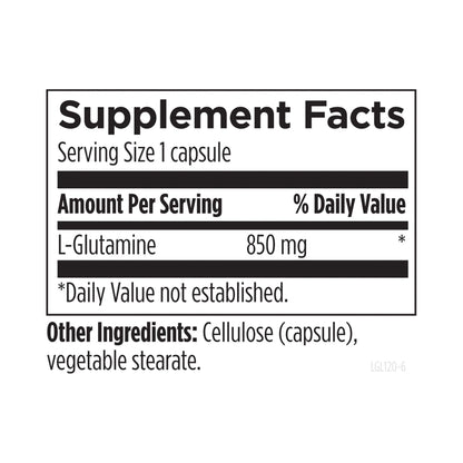 Designs for Health L-Glutamine 120 Capsules