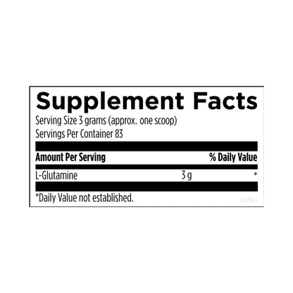 Designs for Health L-Glutamine 250g Powder