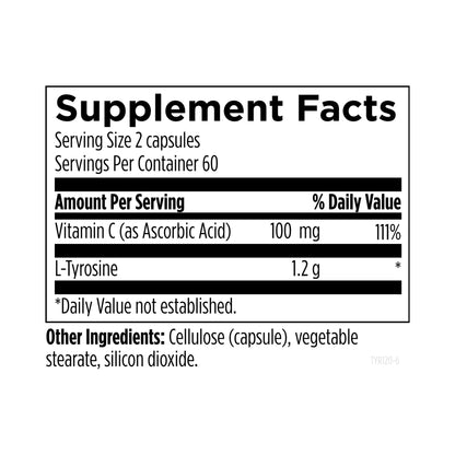 Designs for Health L-Tyrosine 120 Capsules