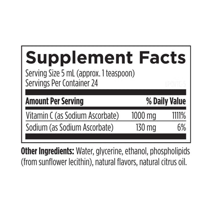 Designs for Health Liposomal Vitamin C 120mL Liquid