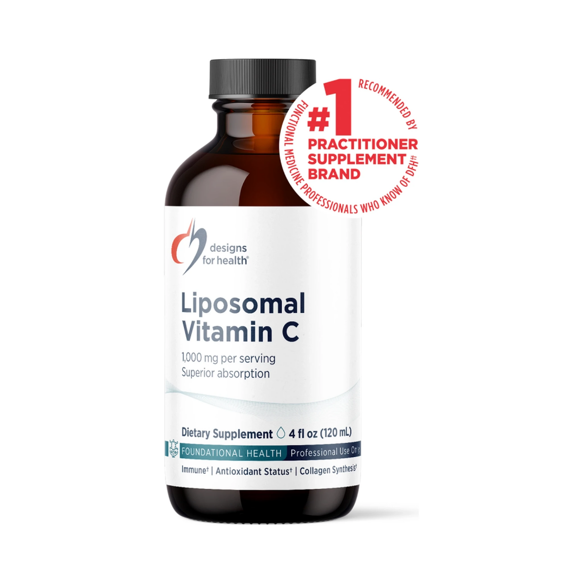 Designs for Health Liposomal Vitamin C 120mL Liquid