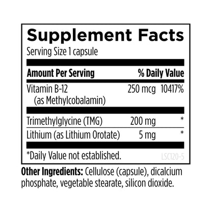 Designs for Health Lithium Synergy 120 Capsules