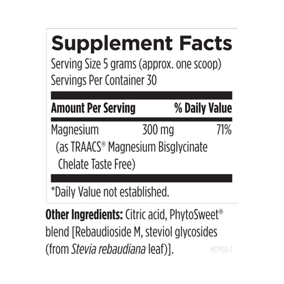 Designs for Health Magnesium Glycinate 150g Powder