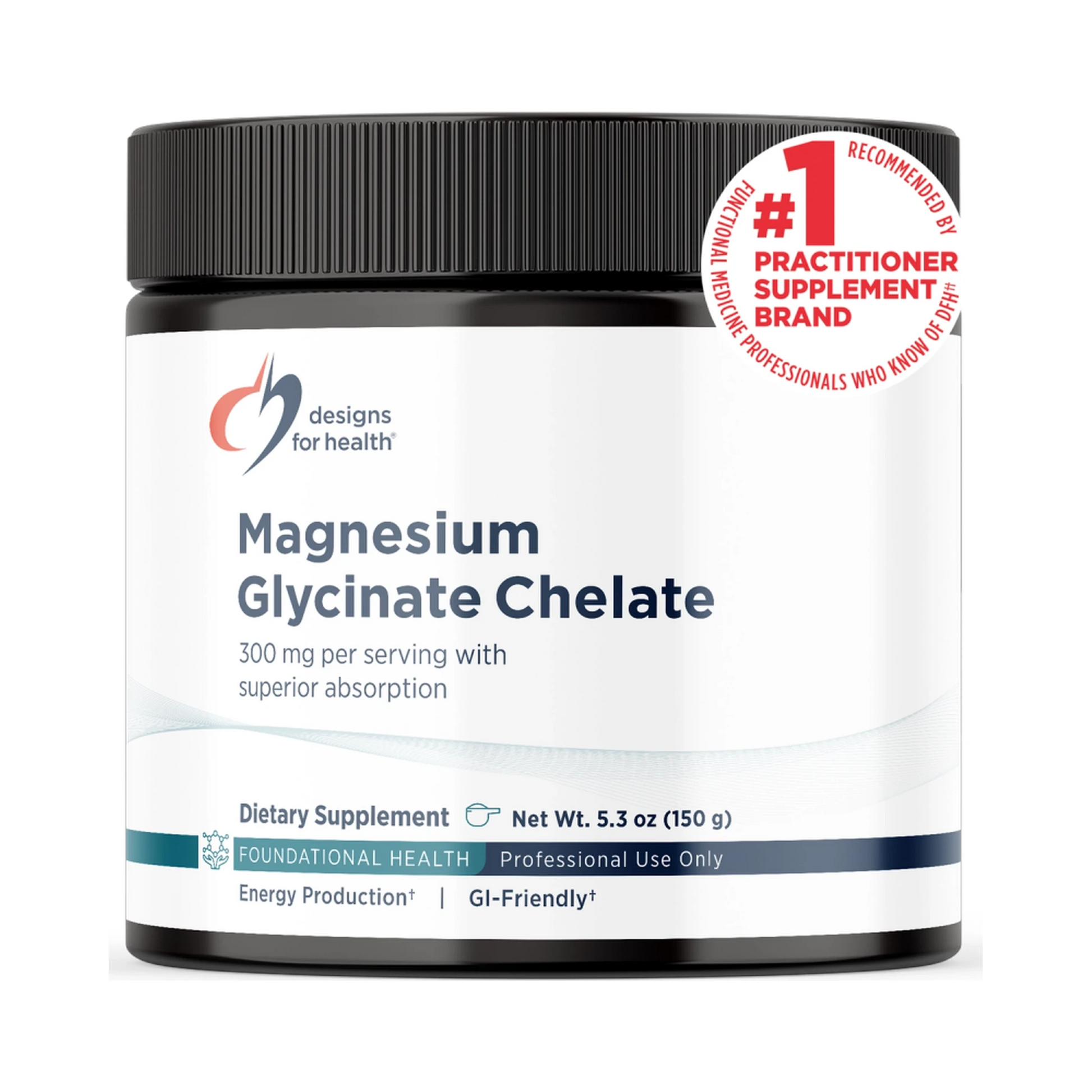 Designs for Health Magnesium Glycinate 150g Powder