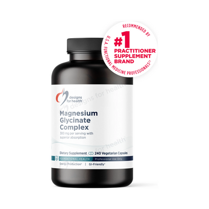 Designs for Health Magnesium Glycinate Complex 240 Capsules