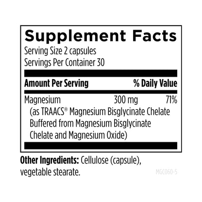 Designs for Health Magnesium Glycinate Complex 60 Capsules
