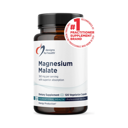 Designs for Health Magnesium Malate 120 Capsules