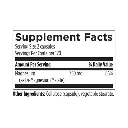 Designs for Health Magnesium Malate 240 Capsules