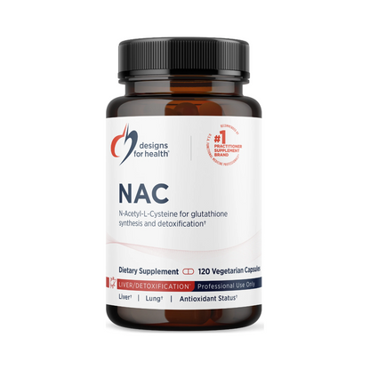 Designs for Health N-Acetyl-L-Cysteine 120 Capsules