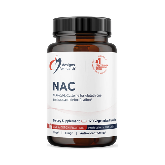 Designs for Health N-Acetyl-L-Cysteine 120 Capsules