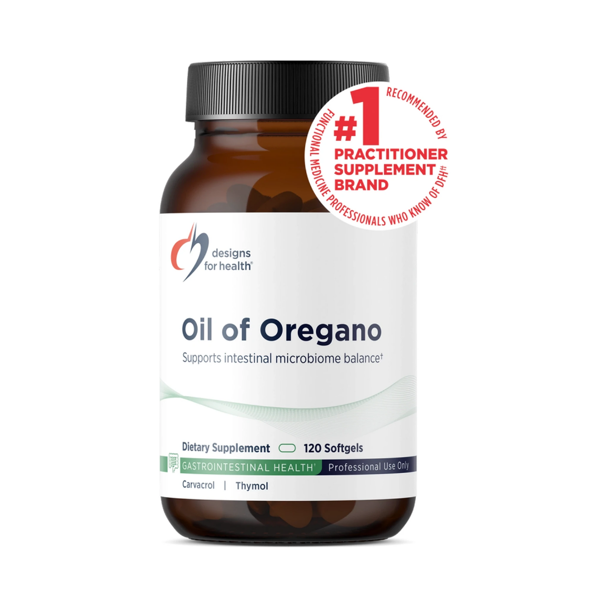 Designs for Health Oil of Oregano 120 Softgels