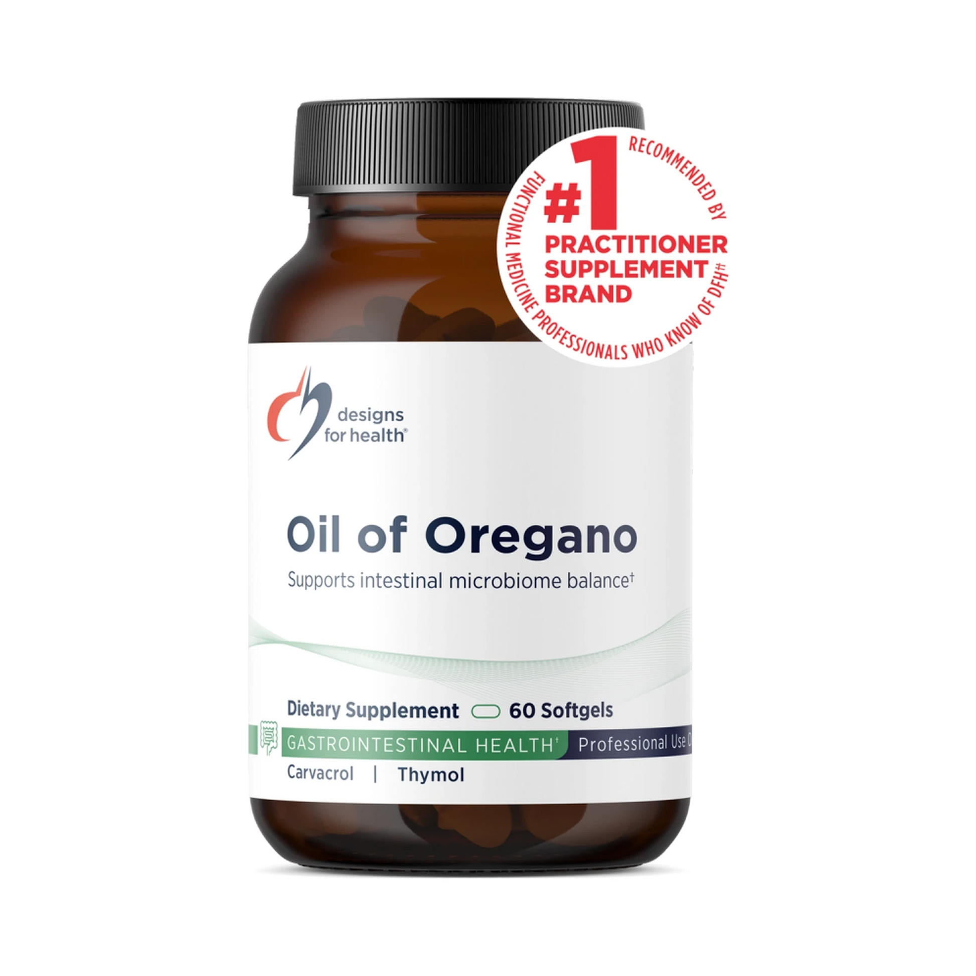 Designs for Health Oil of Oregano 60 Softgels