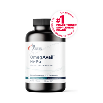 Designs for Health OmegAvail Hi-Po 120 Softgels