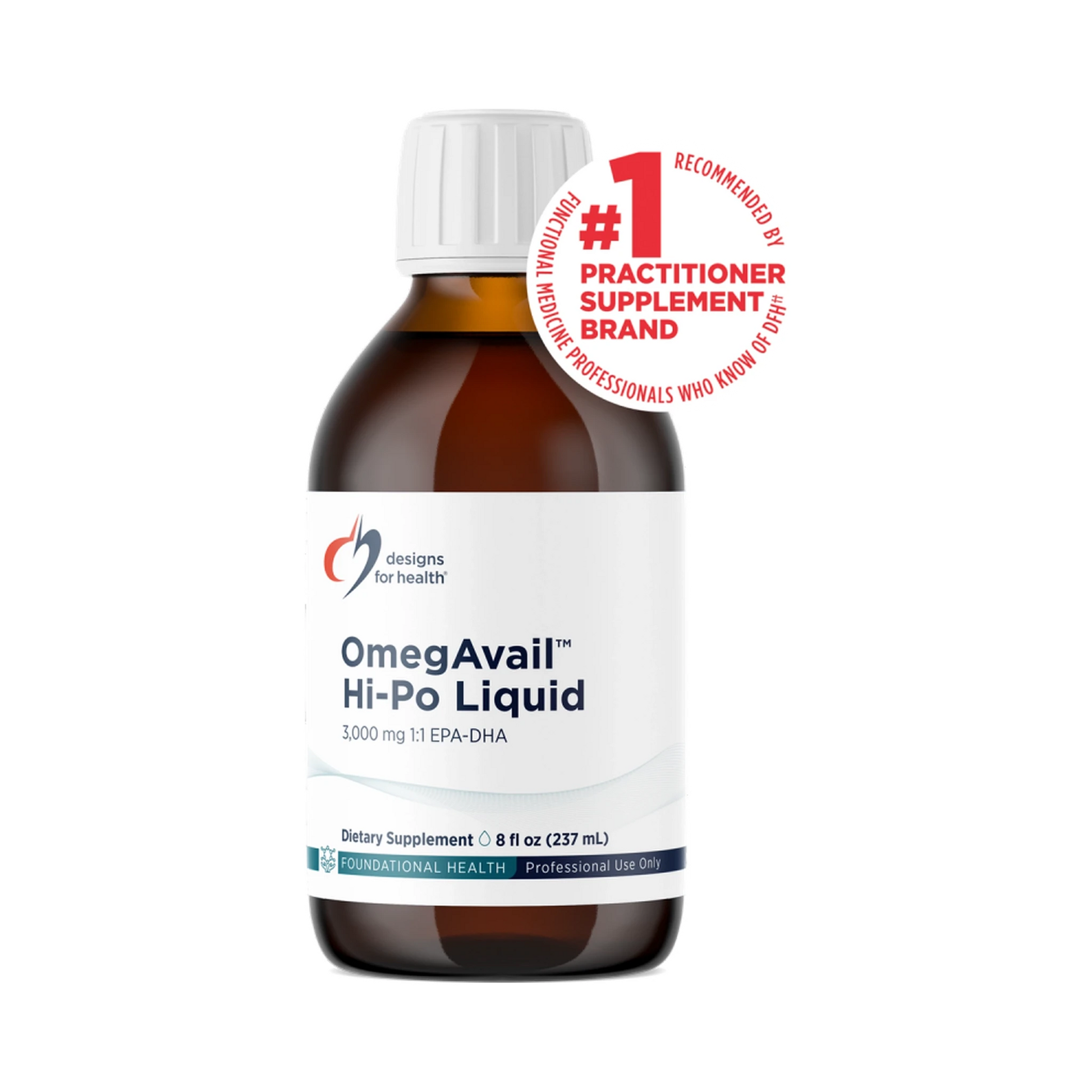 Designs for Health OmegAvail Hi-Po Liquid 237mL