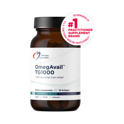Designs for Health OmegAvail TG1000 60 Softgels