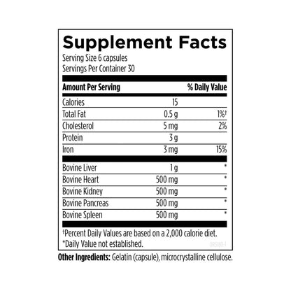 Designs for Health Organ Synergy 180 Capsules