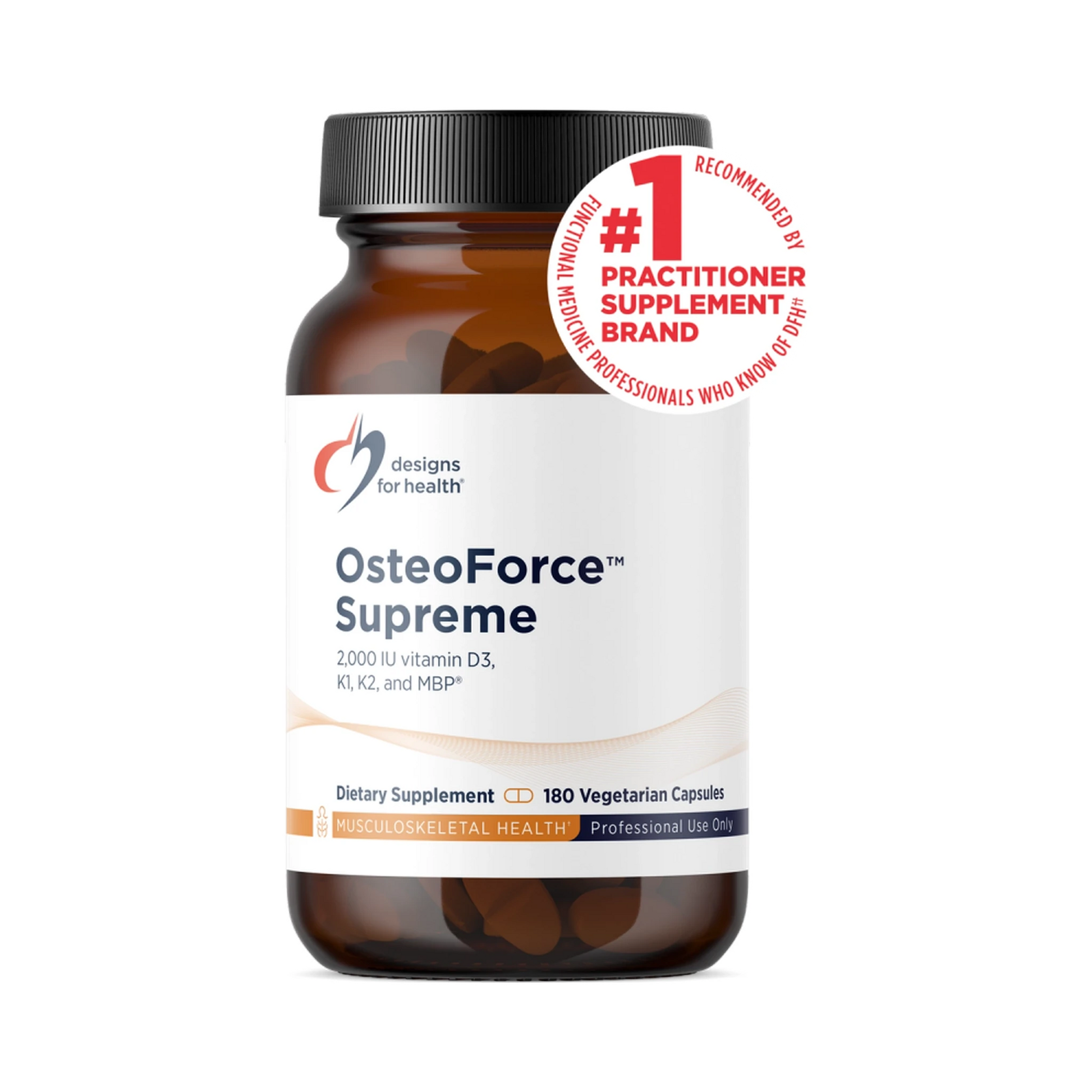 Designs for Health OsteoForce Supreme 180 Capsules