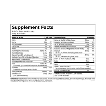 Designs for Health Paleo Meal Vanilla 465g Powder