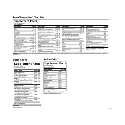 Designs for Health PaleoCleanse Plus Chocolate 14 Day Detox Program