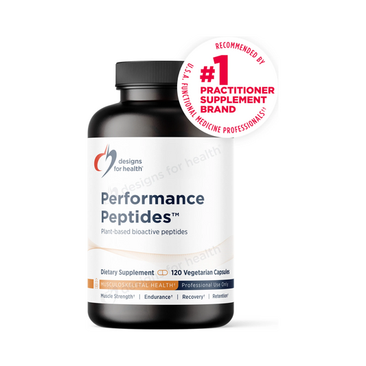 Designs for Health Performance Peptides 120 Veg Capsules