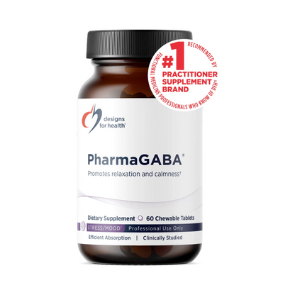 Designs for Health PharmaGABA 60 Chewable Tablets