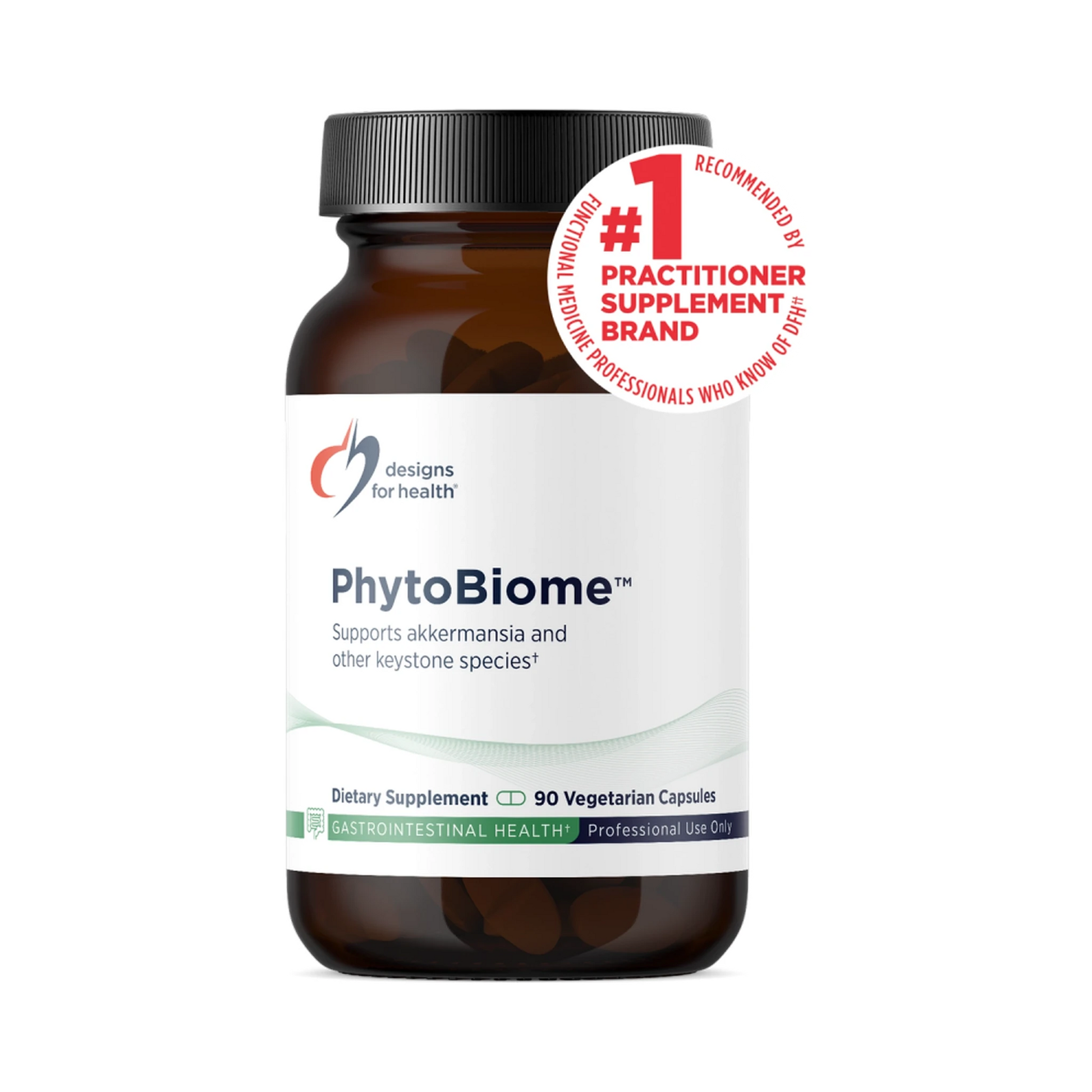 Designs for Health PhytoBiome 90 Veg Capsules