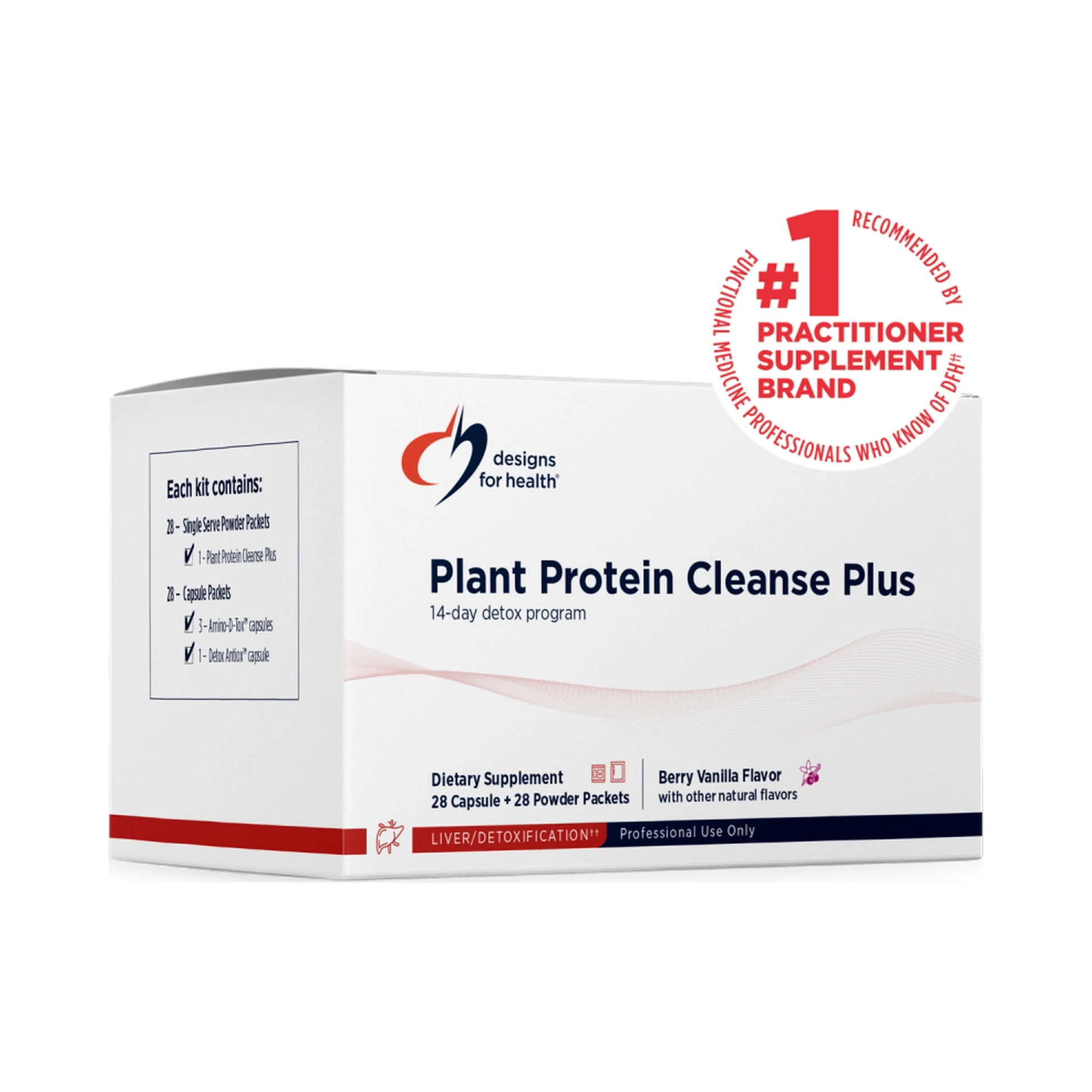 Designs for Health Plant Protein Cleanse Plus Detox Program 14 day Kit