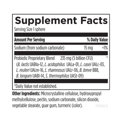 Designs for Health Probiotic Synergy 60 Spheres