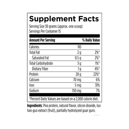 Designs for Health PurePea 450g Powder