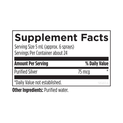 Designs for Health Silvercillin 118mL Spray