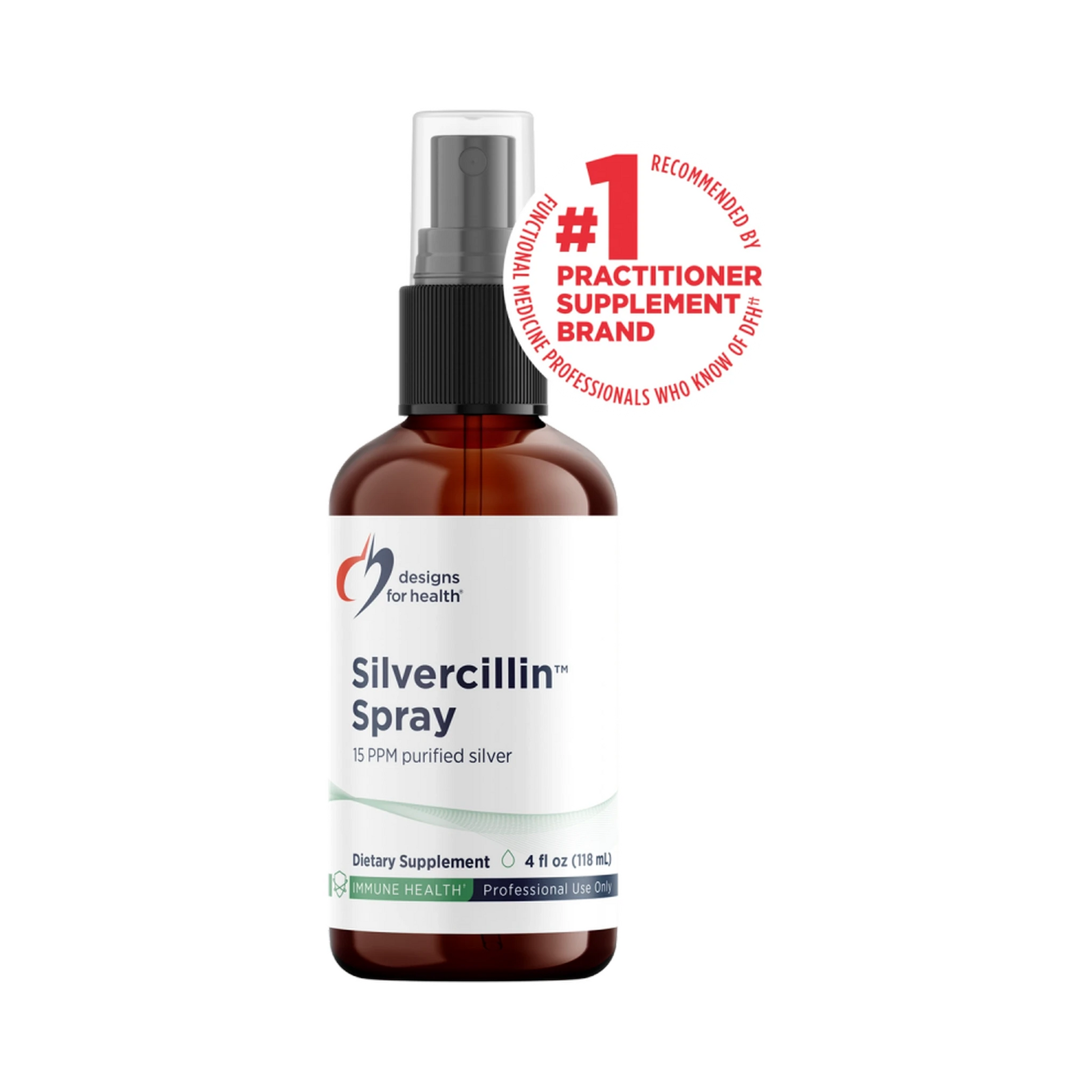 Designs for Health Silvercillin 118mL Spray