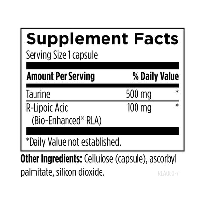 Designs for Health Stabilized R-Lipoic Acid Supreme 60 Capsules