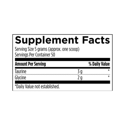 Designs for Health Taurine + Glycine Powder 250g