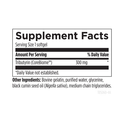 Designs for Health Tri-Butyrin Supreme 60 Softgels