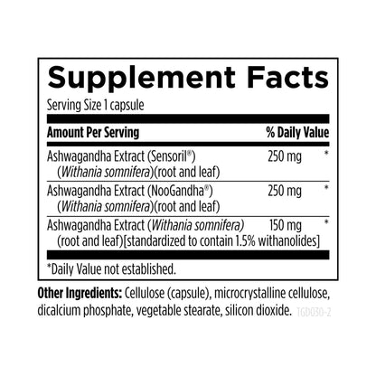 Designs for Health TriGandha 30 Capsules